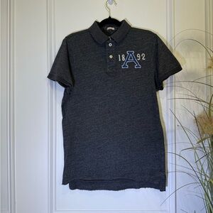 Abercrombie & Fitch Charcoal Polo Shirt